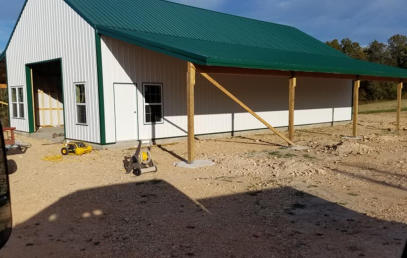 This an example of one of the custom barns we have built in Powell MO